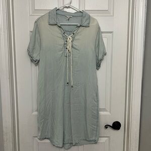 Easel Anthropologie 100% Tencil Dress with Pockets Size S